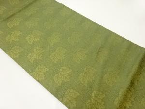 織悦製　桐模様織出し開き名古屋帯（額縁仕立て）